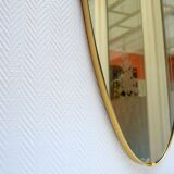 Mirror edge brass vintage 66x44cm