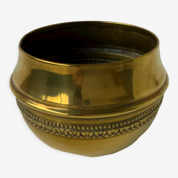 Mini brass pot cover