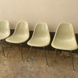 4 DSX chairs by Ray & Charles Eames for Herman Miller 1970