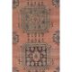 Vintage Turkish hallway rug 83x652 cm