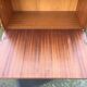 Vintage teak secretary with 3 drawers