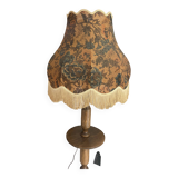 Lampshade Flowered pagoda with fringes