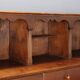 Antique walnut sideboard with pine drawers, Italy, 19th century.
