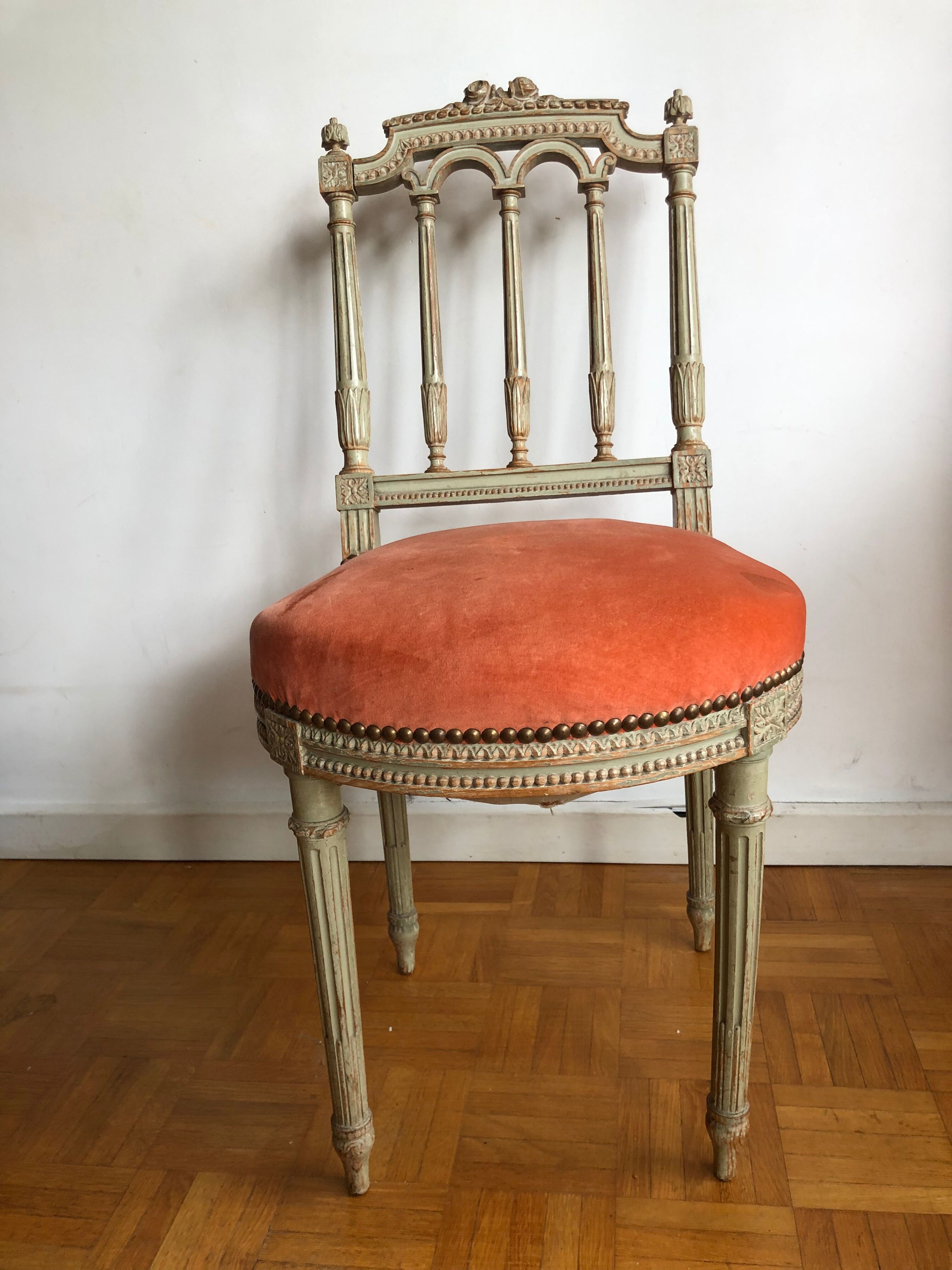 Pair of Louis XVI style chairs