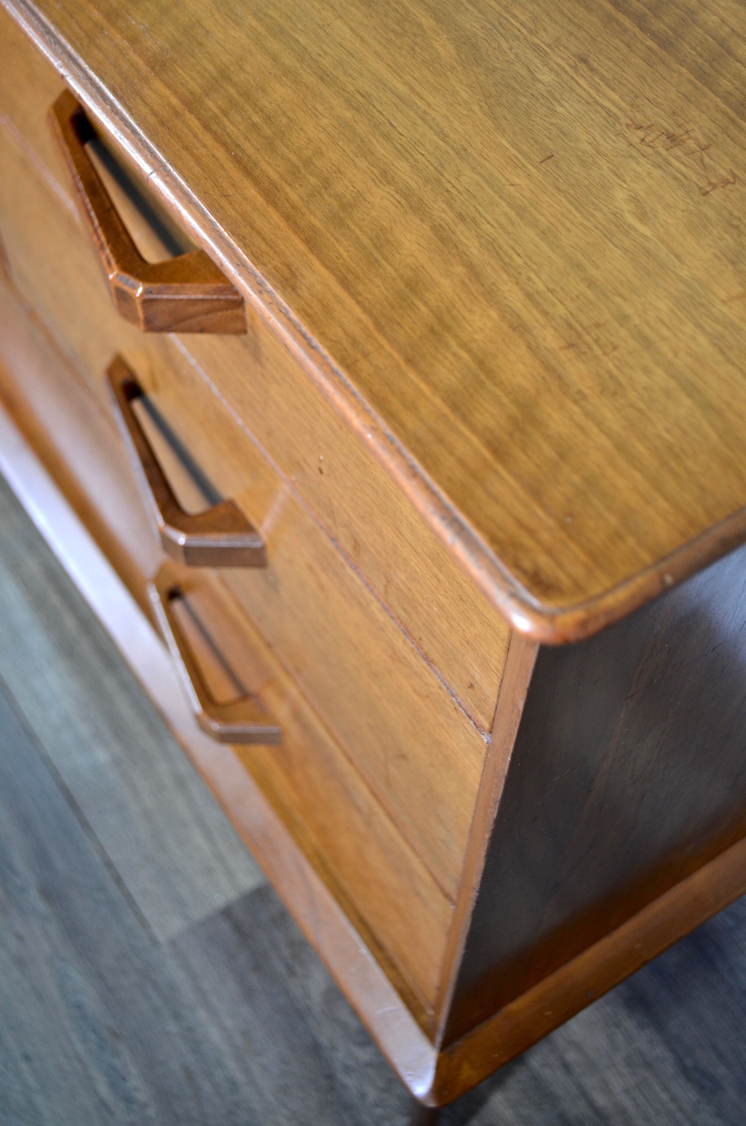 Midcentury Maple&Co sideboard in walnut, modern