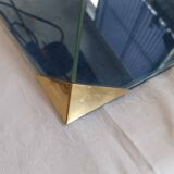 Lampe de Table Vintage Création P Bourguignon Objet d'Art Pyramide Années 1970