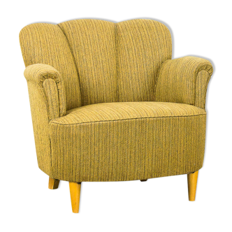 Vintage shellback cocktail chair in beige