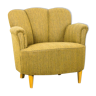 Vintage shellback cocktail chair in beige