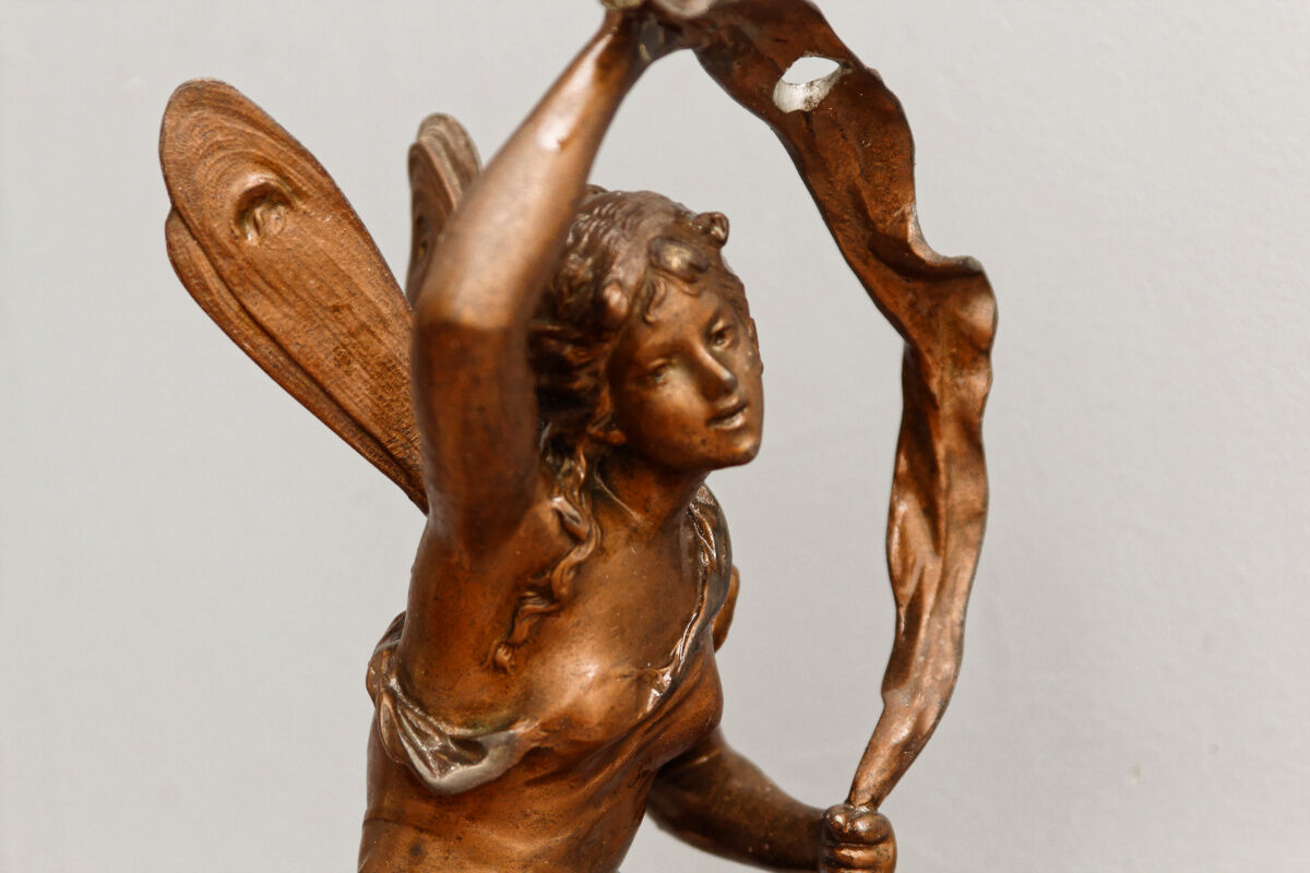 Lamp foot signed Auguste Moreau