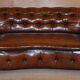 Chesterfield Regency Serpentine Sofa in Hand-Dyed Leather