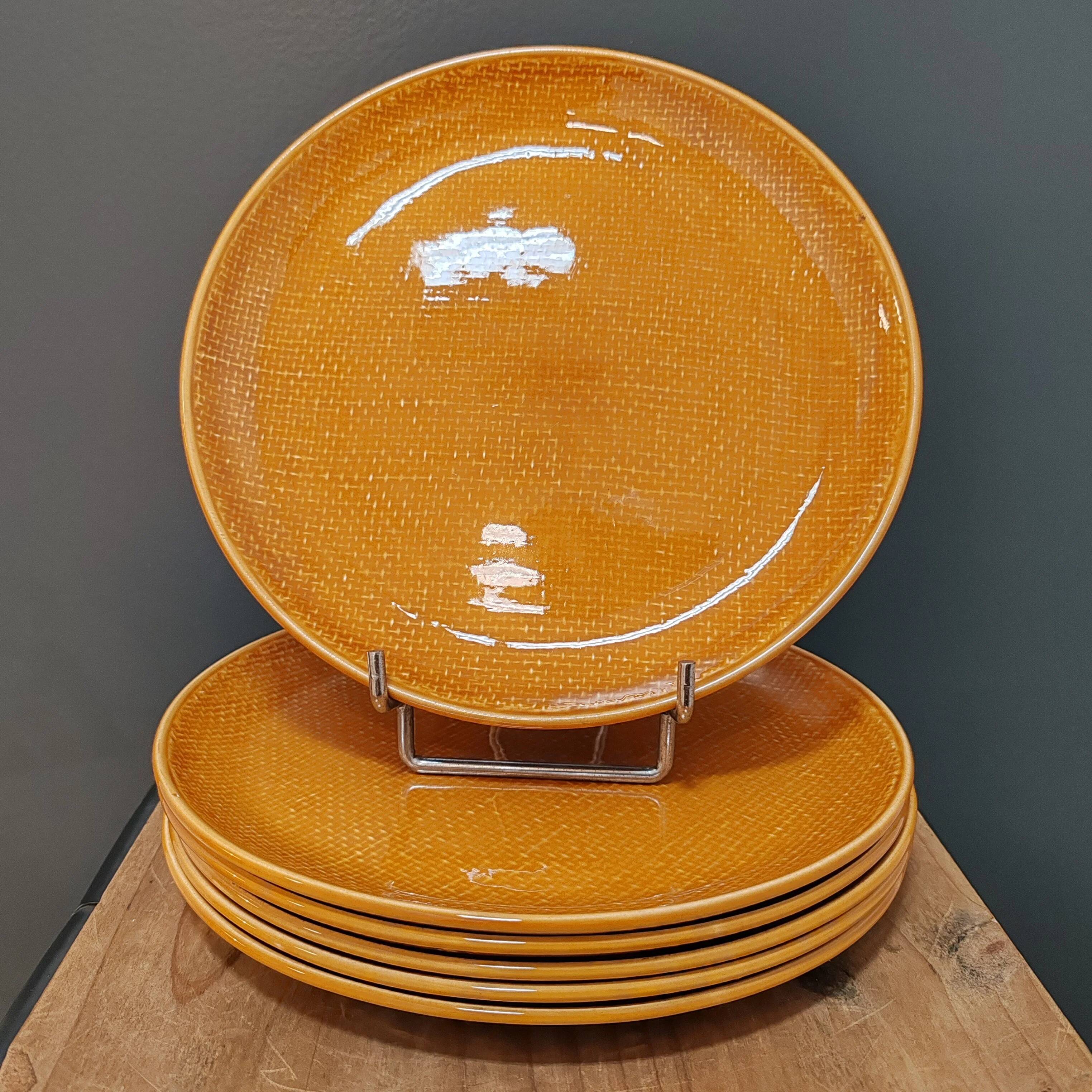 Assiette plate Miramar Salins miel