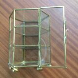 Brass display case