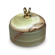Green onyx catchall - Vintage 1970 green onyx jewellery box