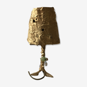 Original goldsmith lamp by Jean-Xavier Duhart