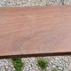 Brutalist bench of the 30s in solid mahogany