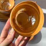 Service en porcelaine irisé 