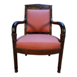 Empire period armchair in mahogany