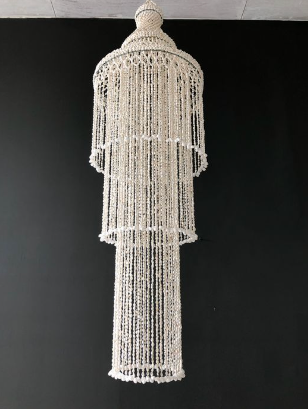 Shell chandelier