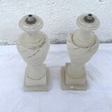 Pair of lamps in aelbatre