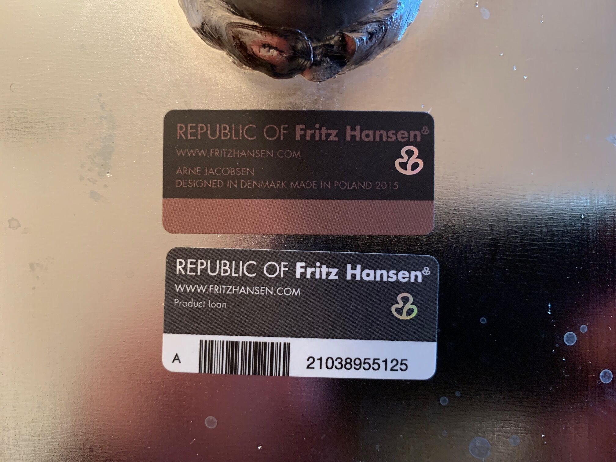 Oxford armchair by Arne Jacobsen, Fritz Hansen, Denmark.