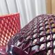 Pair of vintage plant pots SYLA – Made in France – Red and burgundy