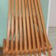 vintage Scandinavian slatted sun lounger