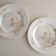 2 assiettes terre de fer Lunéville