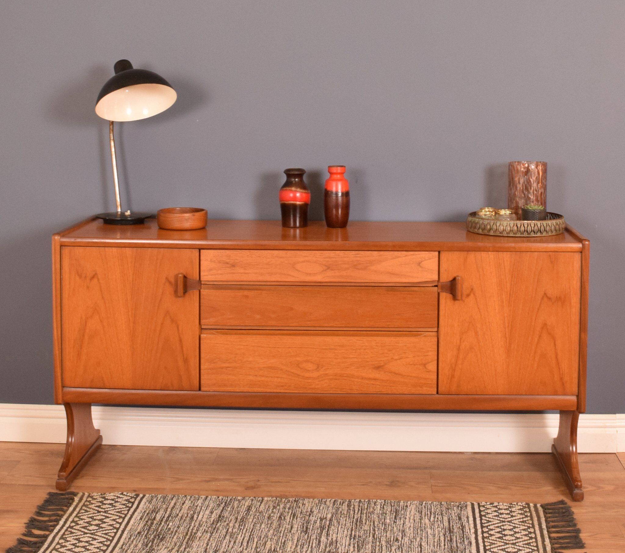 Retro Teak 1960s Austinsuite Short Sideboard