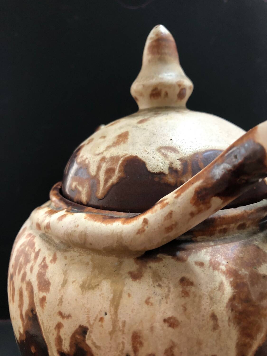 Stoneware teapot by Marcellus Aubry