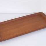 Vintage teak tray by Silva Suede 1960