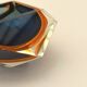 Sunk dish - Murano blown glass, Italy 1970