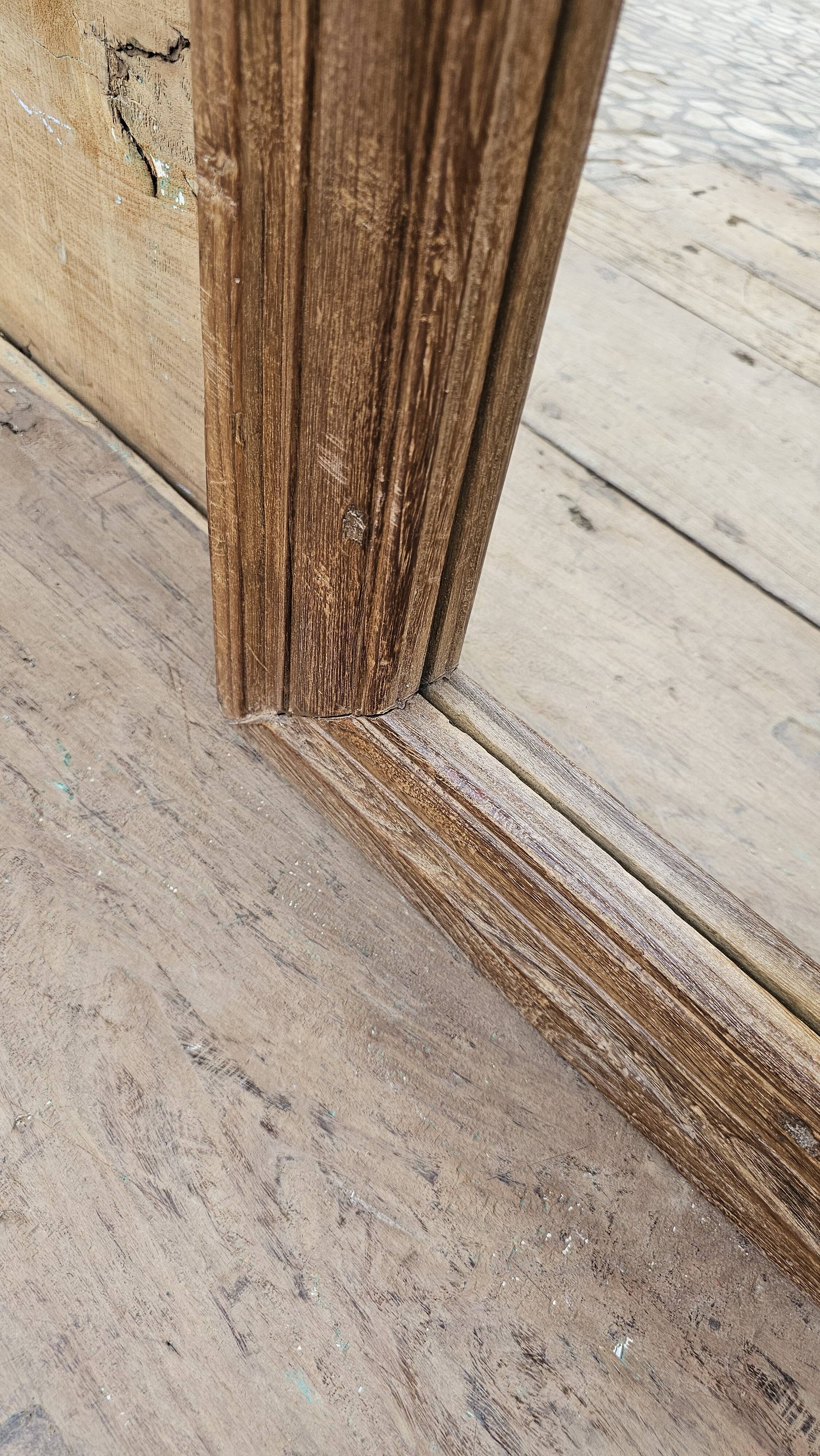 Teak mirror from Burma