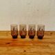 Set of 4 Arcopal Tivoli orangeade glasses