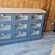 cabinet with drawers grainetier patina gray and raw top