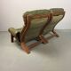 Supercomfy Scandinavian Rybo Rykken Olivegreen Leather 2-Seater Ry-Wing
