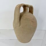 Jar, amphora, vase, in terracotta with handles, southern France, 1950