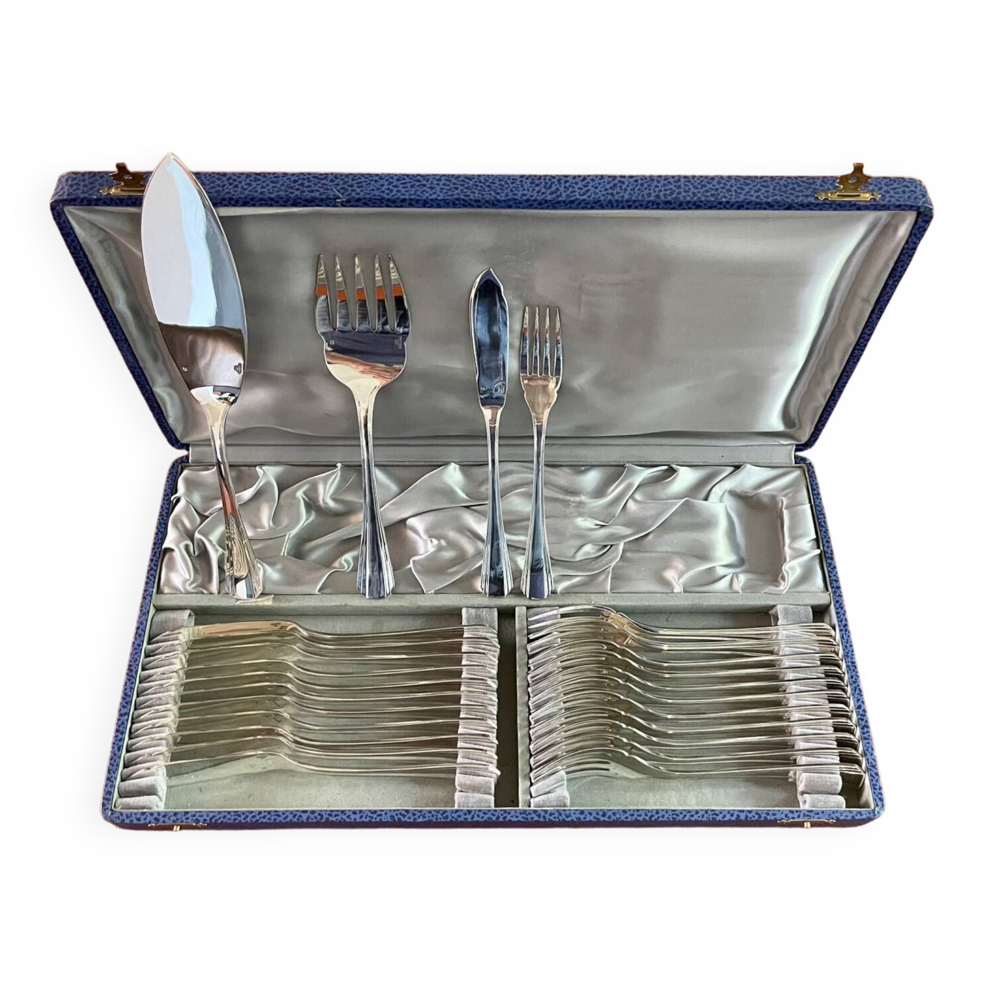 Christofle boréal fish service 26 pieces