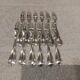 12 silver-plated snail forks by Christofle Spatours