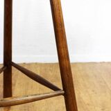 Solid wood bar stool