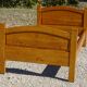 Solid oak bed, 1 place 90x190 cm