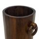 Vintage Wooden Cylinder Umbrella Stand, 1960s minimalist design