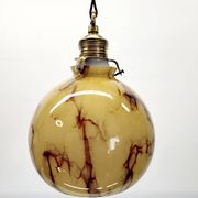 Art Deco lamp in opaline glaze Verreries de Scailmont Henri Heemskerk Belgium