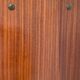 Vintage 1950s teak glass wall library