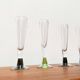 German Champagne Glasses by Regina Kaufmann for Glashagen Hütte, Set of 4