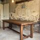 XXL farmhouse table in solid oak