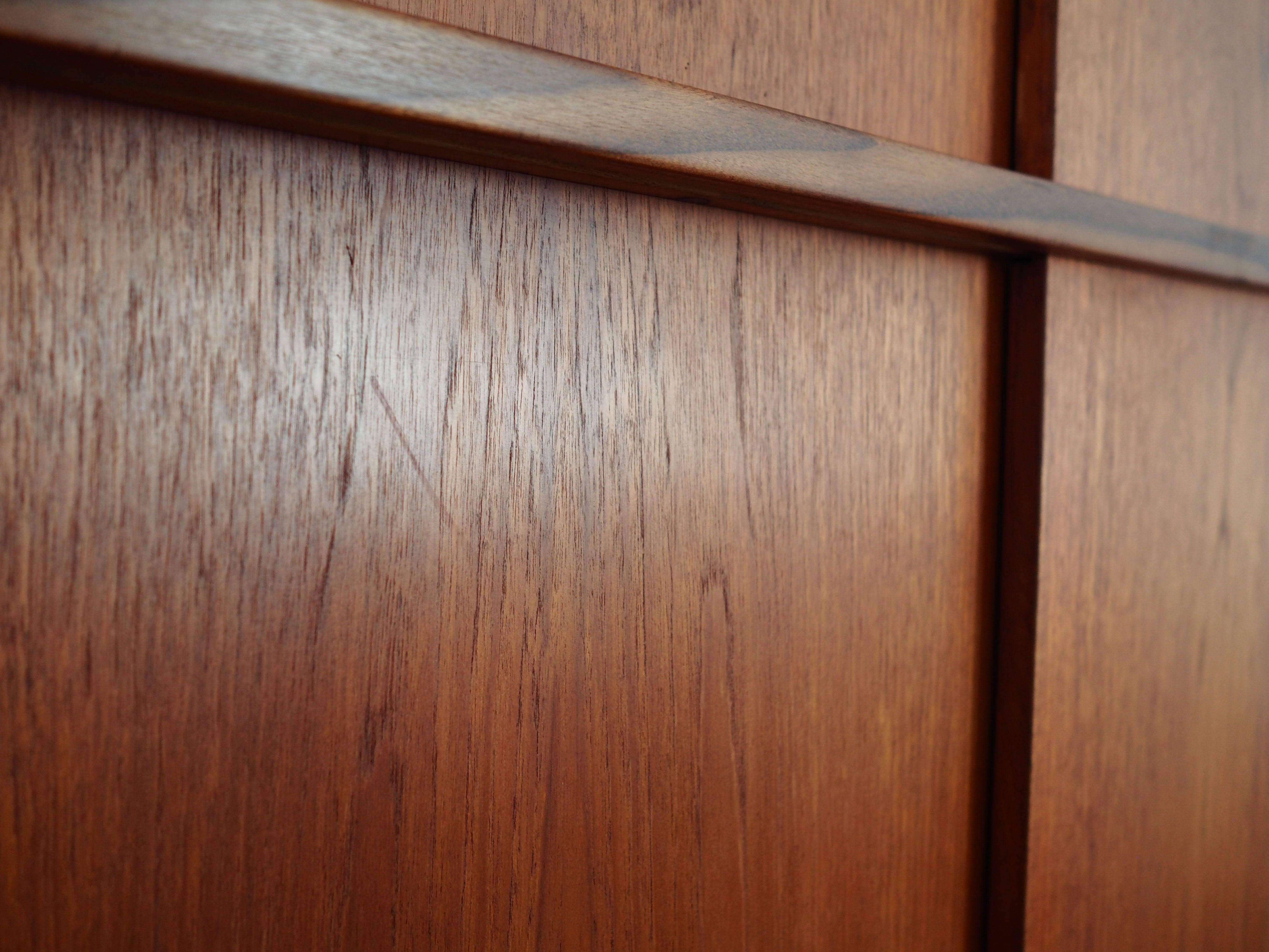 Teak wardrobe, Danish design, 1970s, production: Denmark