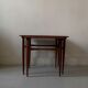 Table gigogne scandinave en teck veritable, 1970