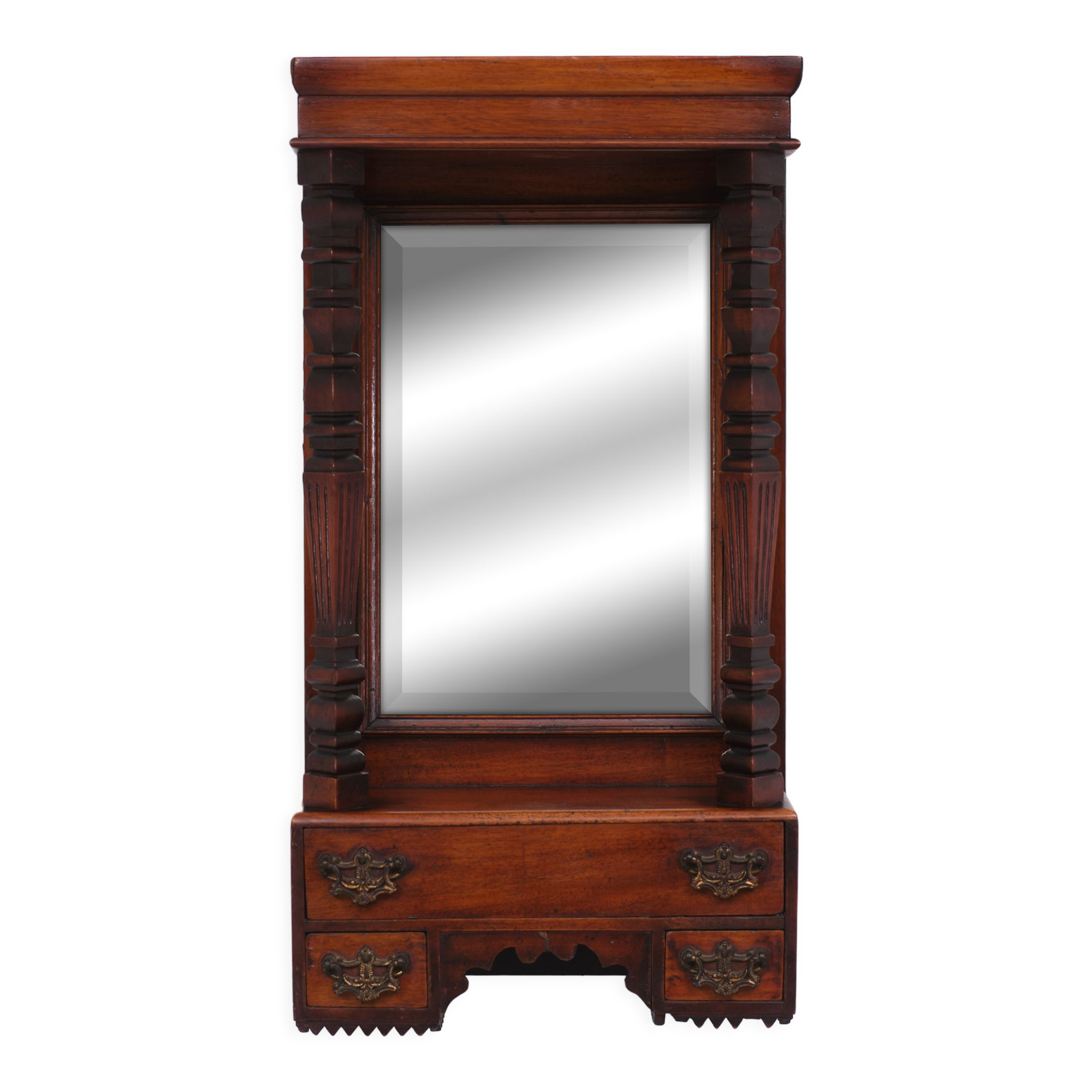 Victorian hall mirror, 1880, England