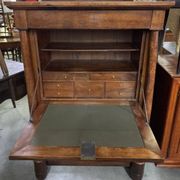 Empire period walnut secretary