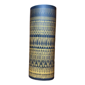 Rosenthal black and gold vase, designed by Hans Theo Baumann